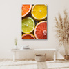 Leinwanddruck Citrus Freshness Lime Grapefruit Lemon 80x120
