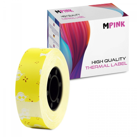 Thermoetikettenpapierband MP-RL-15*30*230PT-YL Gelbe Laterne