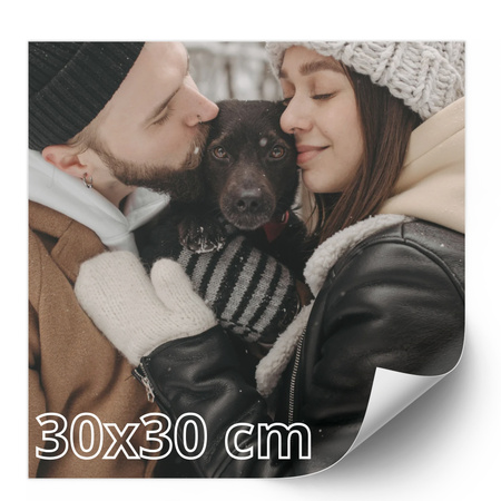 Ihr Foto auf einem Plakatgestalter 30x30 cm